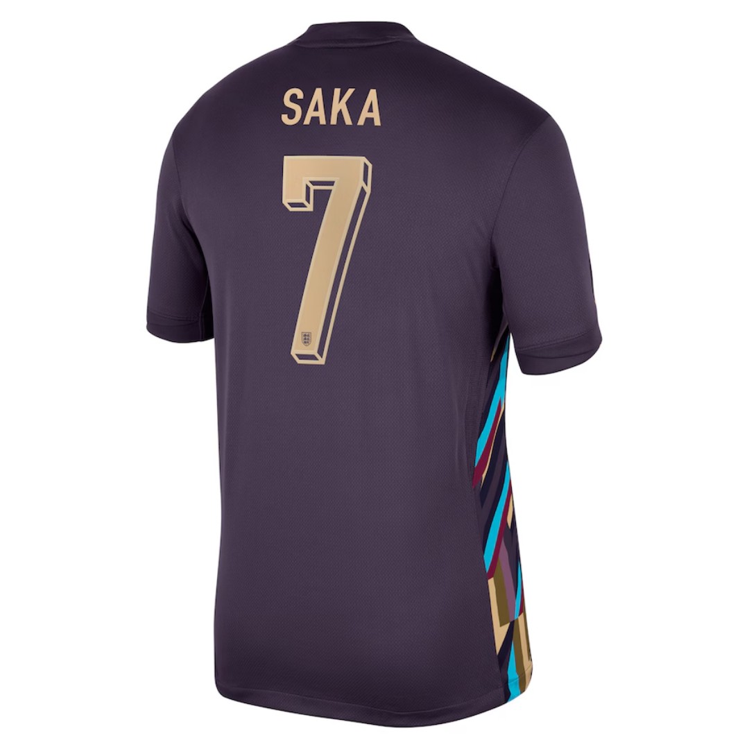 [Super Replica] SAKA #7 England Away Jersey 2024 - Reps Jerseys
