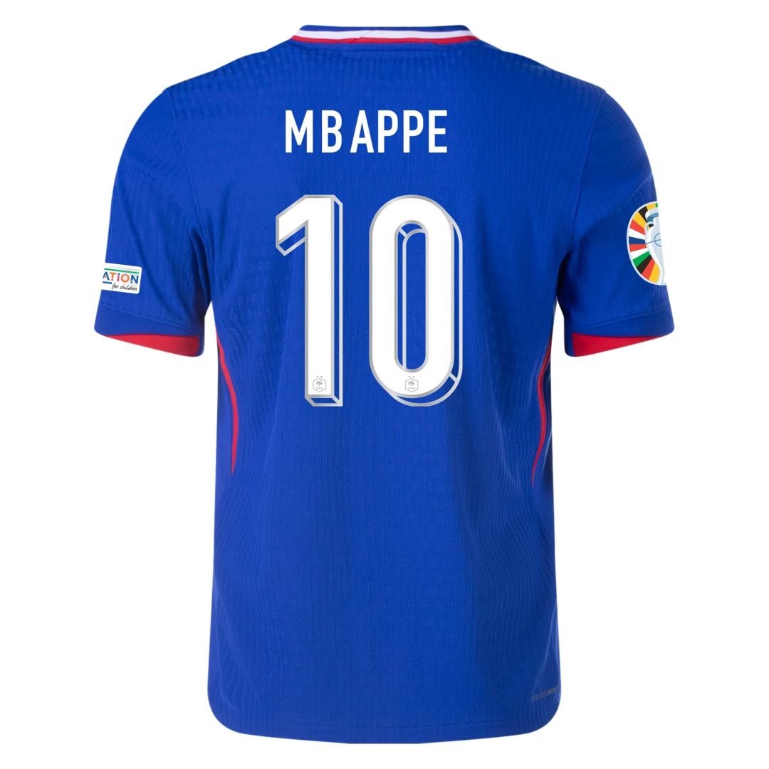 MBAPPE #10 France Home Jersey Player Version Euro 2024 - Reps Jerseys