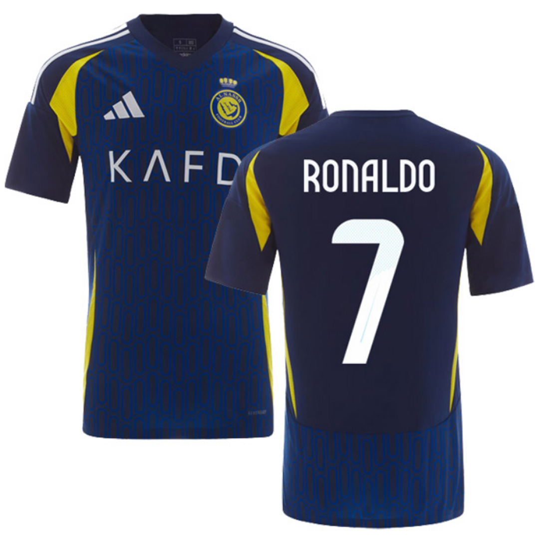 Ronaldo #7 Al Nassr Away Jersey 2024/25 - ACL Font - Reps Jerseys