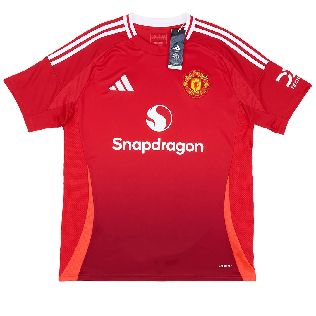 GARNACHO #17 Manchester United Home Jersey 2024/25 - Man United Font - Reps Jerseys