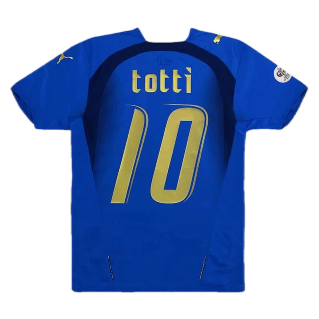 TOTTI #10 Italy Retro Home Jersey World Cup 2006 - Reps Jerseys