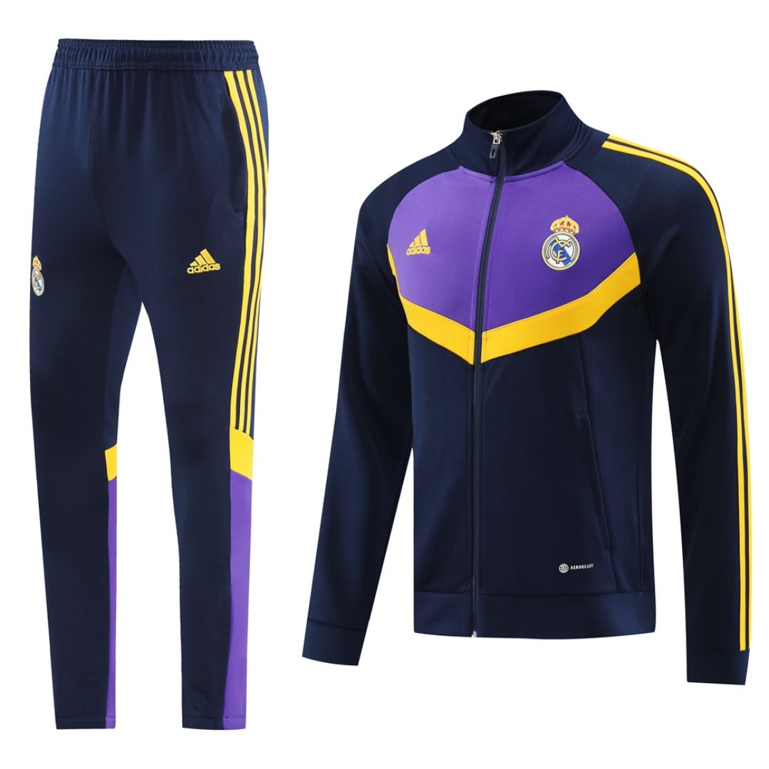 Real Madrid Training Kit (Jacket+Pants) Navy 2024/25 - Reps Jerseys