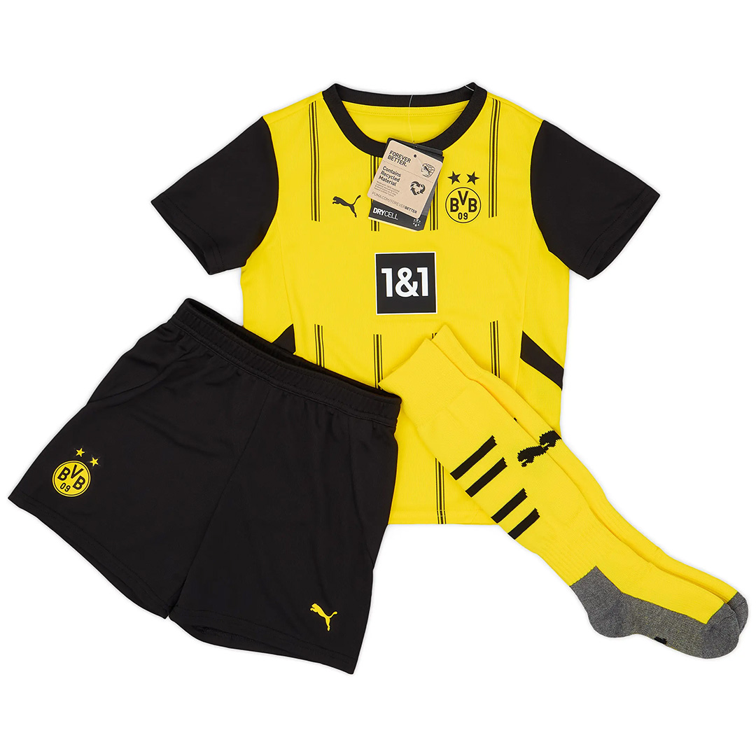 Kids Borussia Dortmund Home Full Kit 2024/25 - [Super Replica] - Reps Jerseys