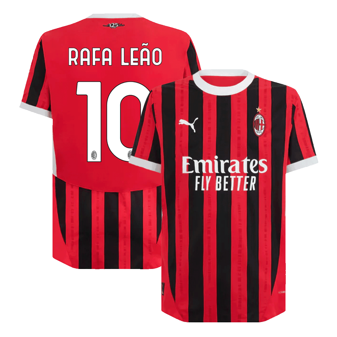 RAFA LEÃO #10 AC Milan Home Jersey Player Version 2024/25 - Reps Jerseys