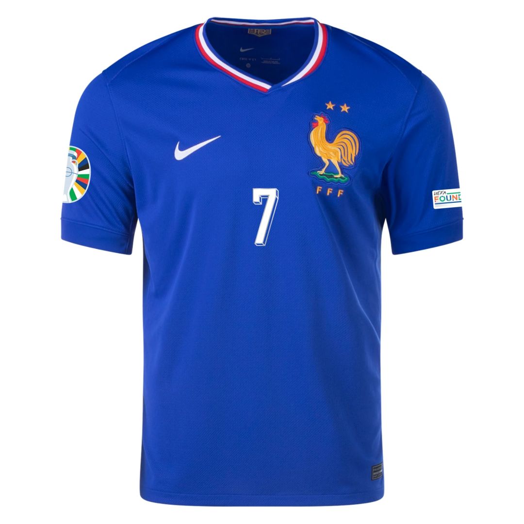 [Super Replica] GRIEZMANN #7 France Home Jersey Euro 2024 - Reps Jerseys