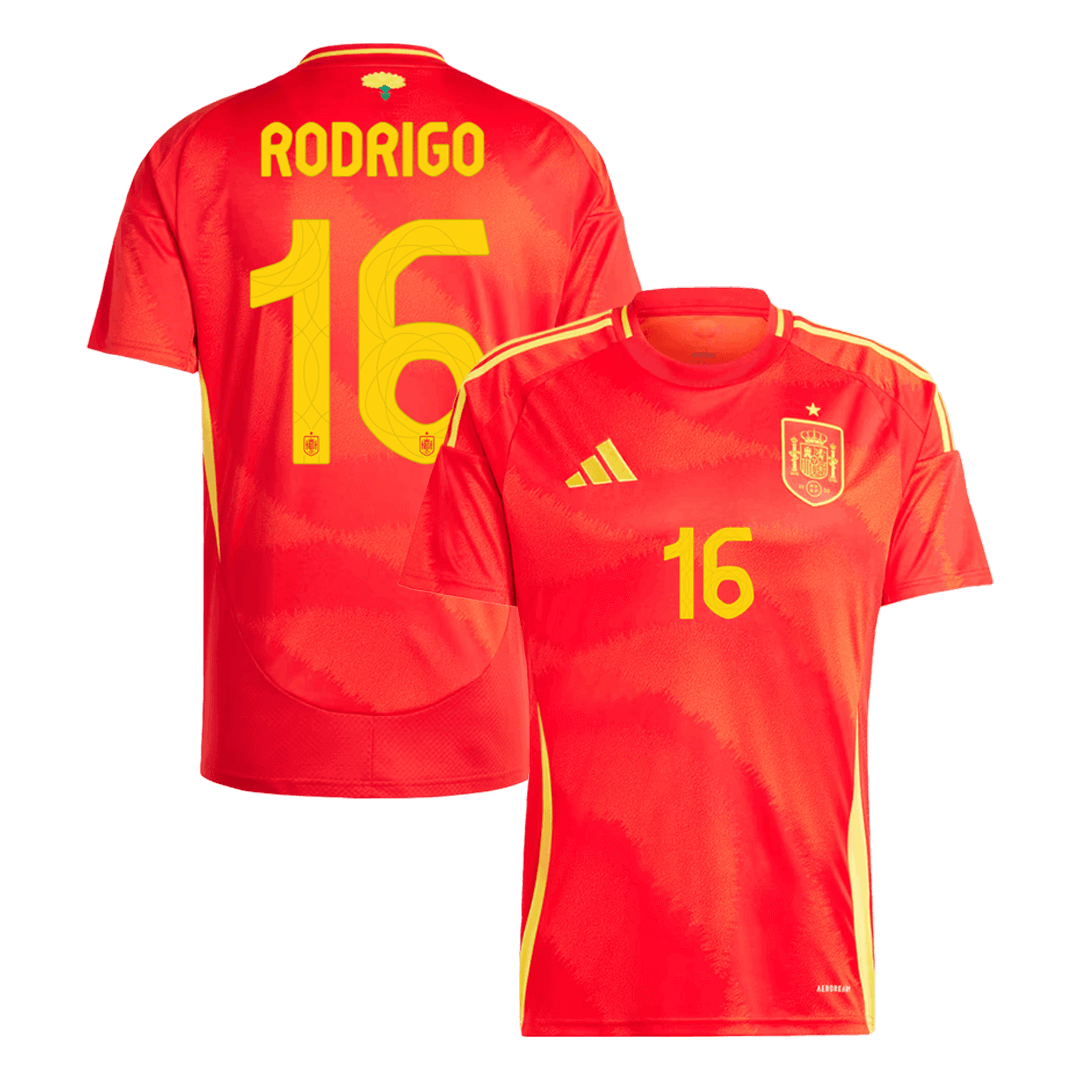 [Supre Replica] RODRIGO #16 Spain Home Jersey Euro 2024 - Reps Jerseys