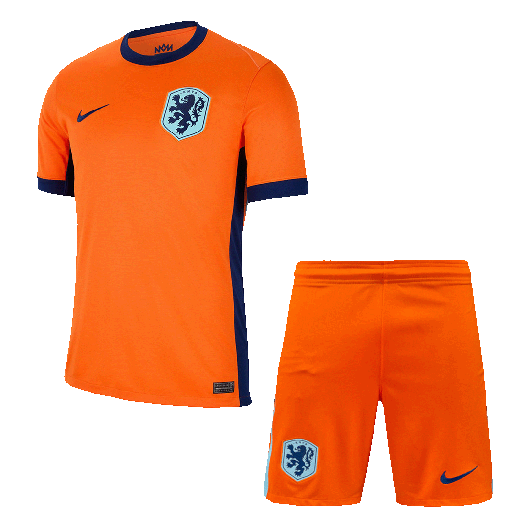 Netherlands Home Kit(Jersey+Shorts) Euro 2024 - Reps Jerseys