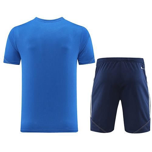 Customize Team Jersey Kit(Shirt+Short) Blue AD02 - Reps Jerseys