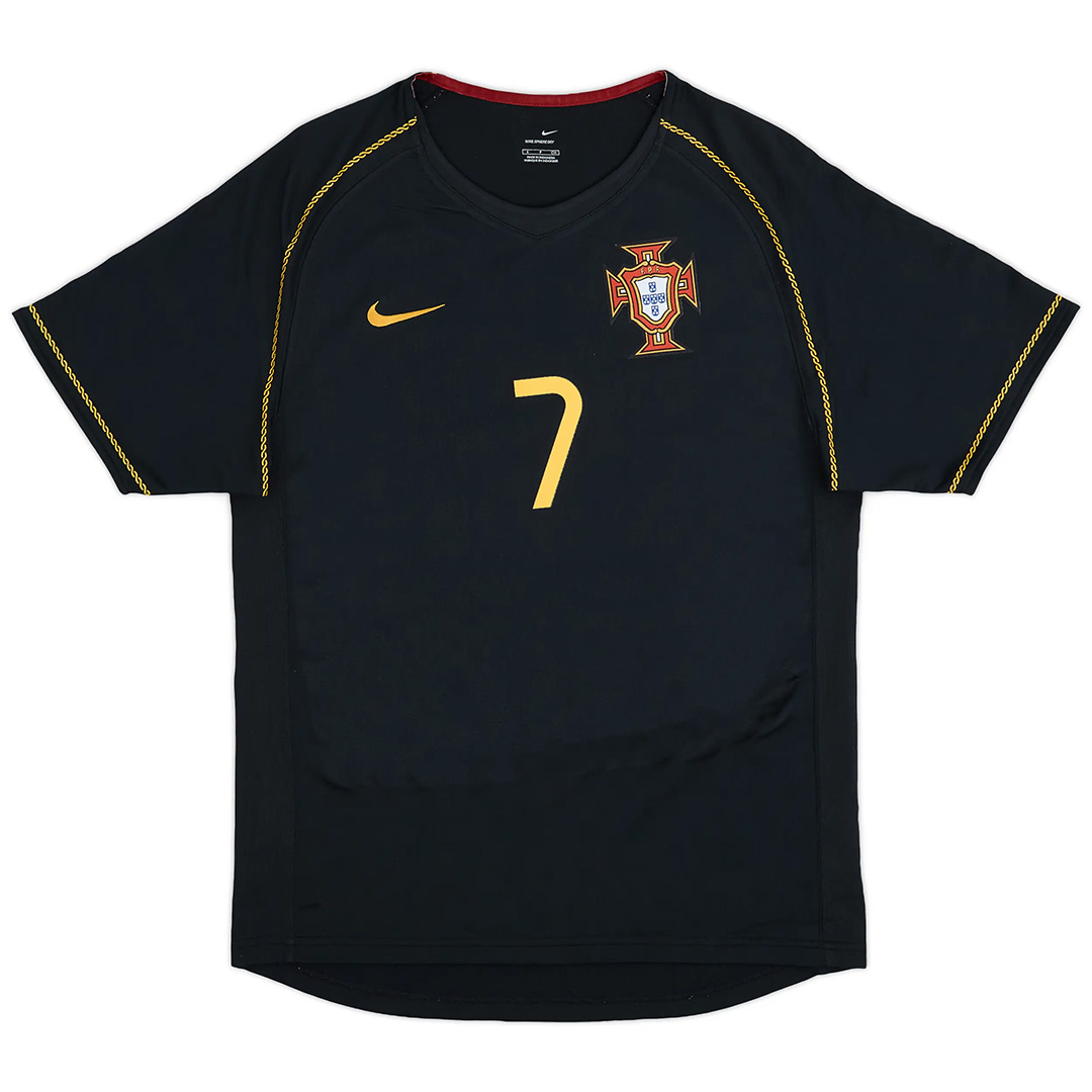FIGO #7 Retro Portugal Away Jersey World Cup 2006 - Reps Jerseys