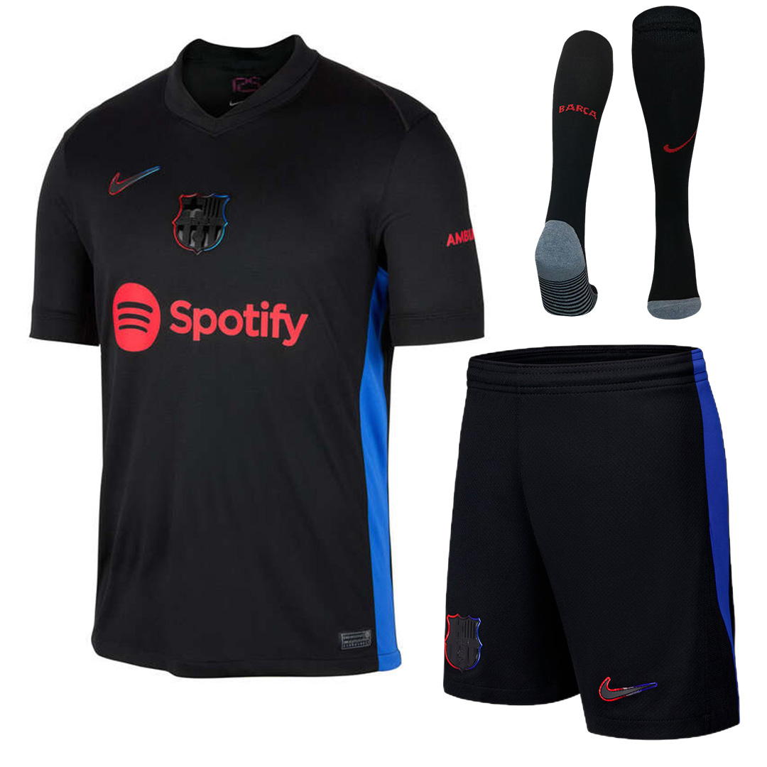 [Super Replica] Barcelona Away Full Kit(Jersey+Shorts+Socks) 2024/25 - Reps Jerseys