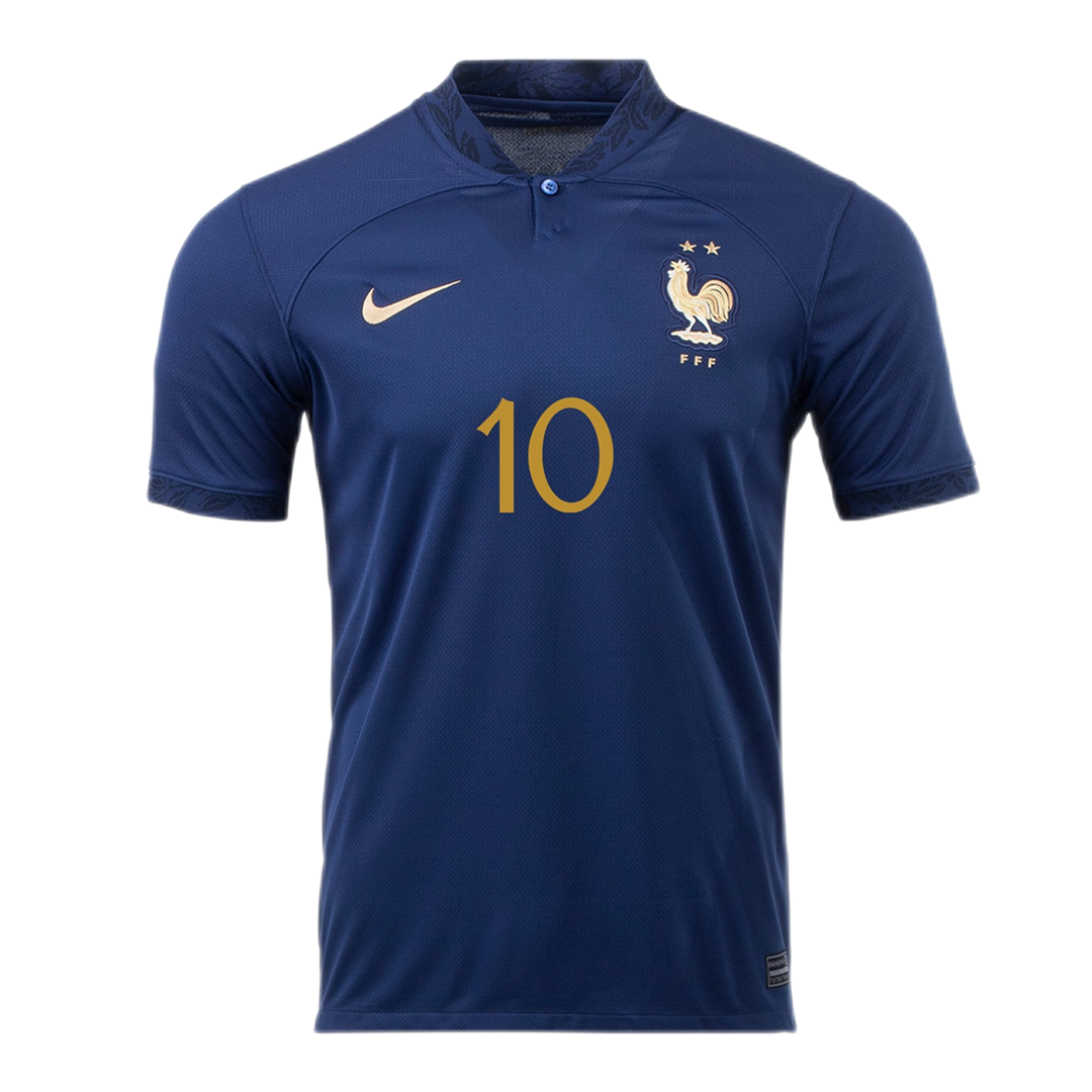 France MBAPPE #10 Jersey Home Replica World Cup 2022 - Reps Jerseys
