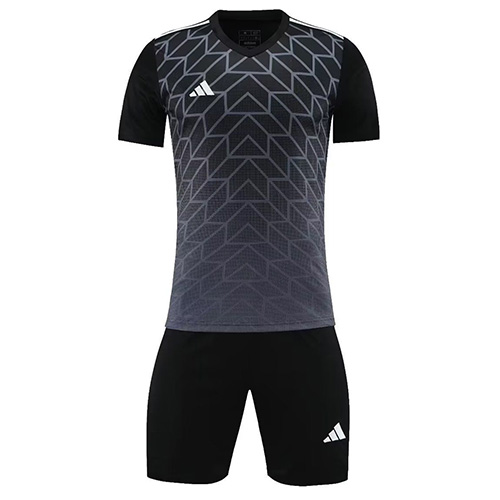 Customize Team Jersey Kit(Shirt+Short) Black 731 - Reps Jerseys