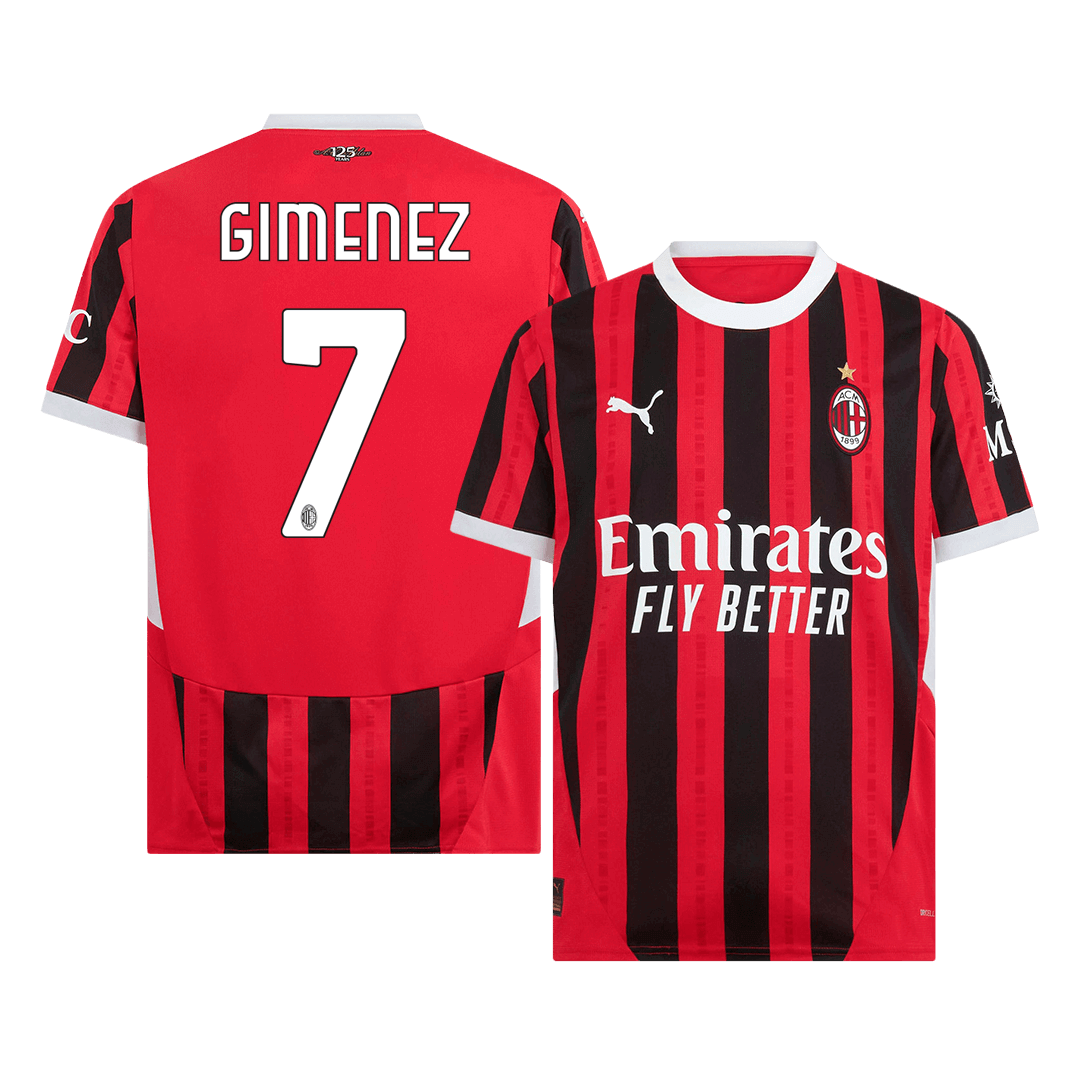 GIMENEZ #7 AC Milan Home Jersey 2024/25 - Reps Jerseys