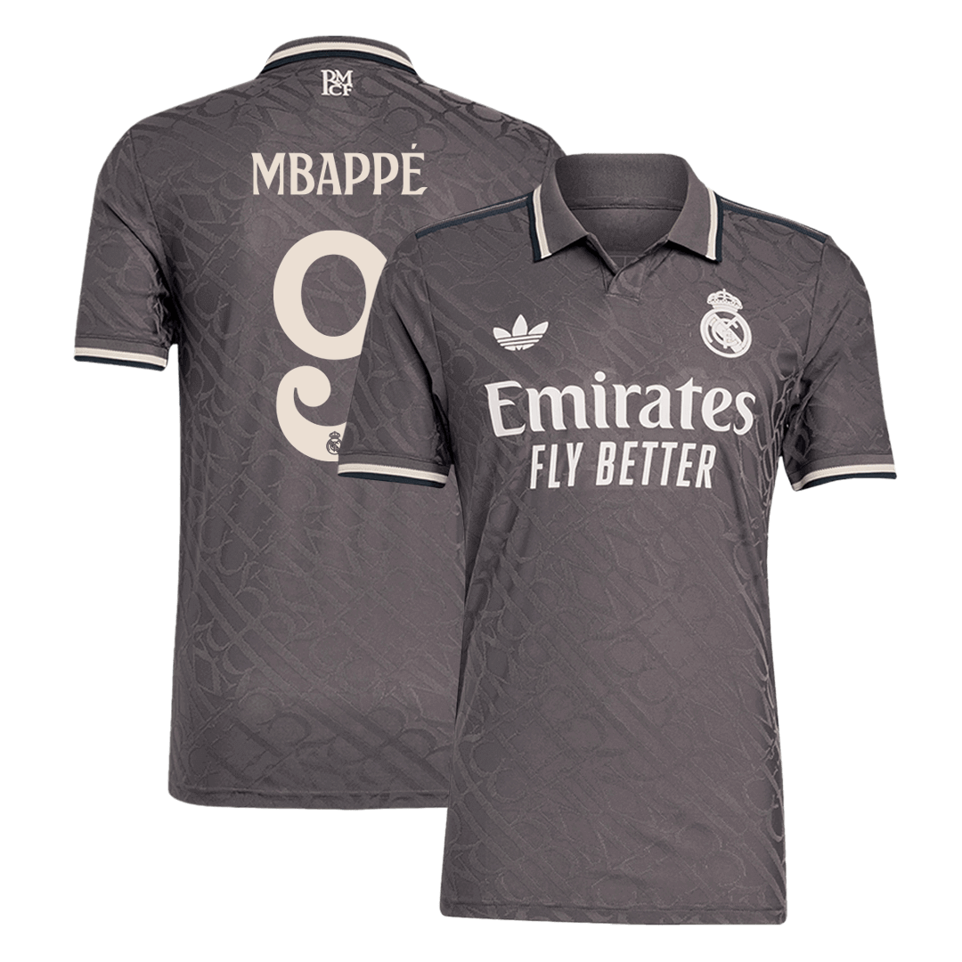 MBAPPÉ #9 Real Madrid Third Match Jersey 2024/25 - Reps Jerseys