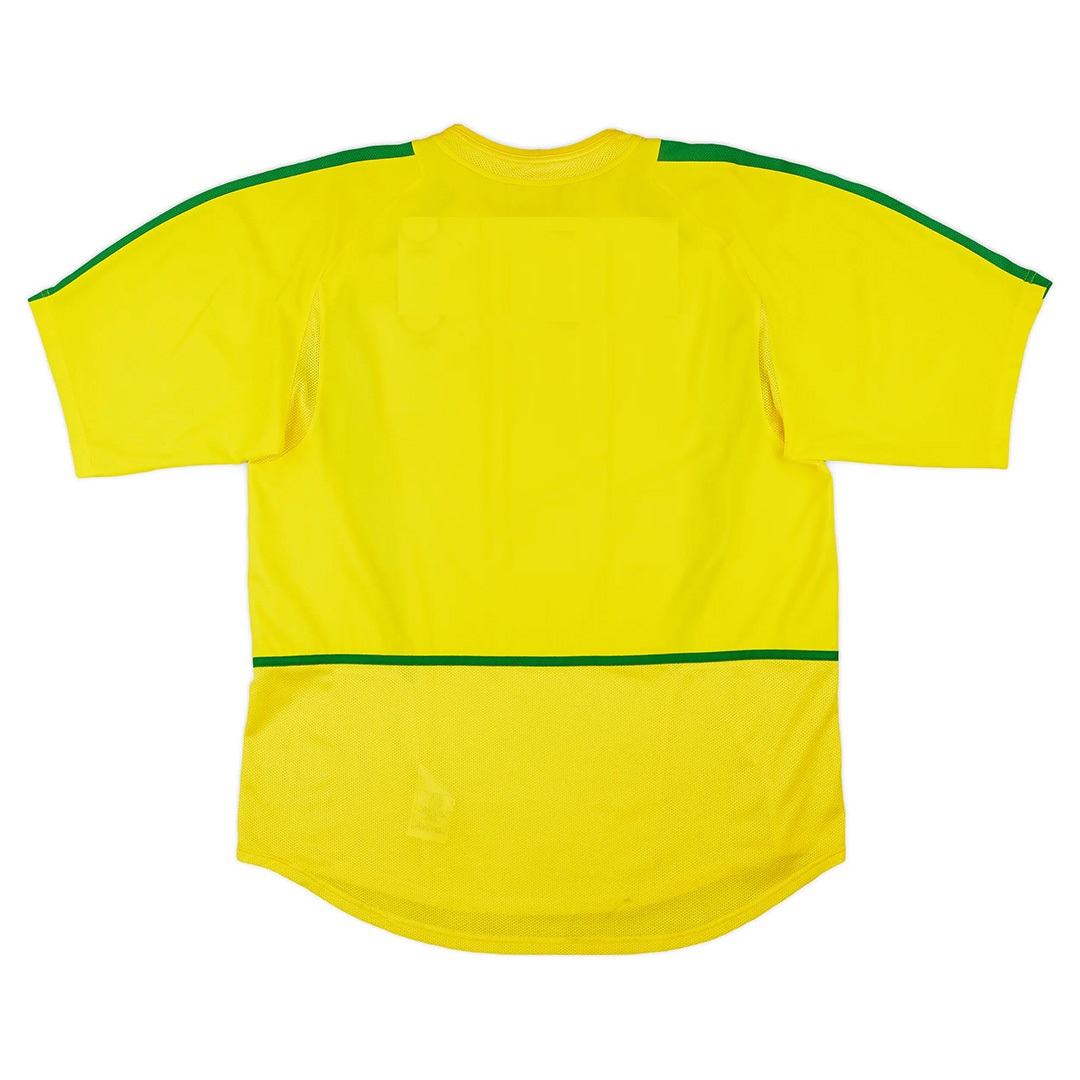 Brazil Retro Jersey Home World Cup 2002 - Reps Jerseys