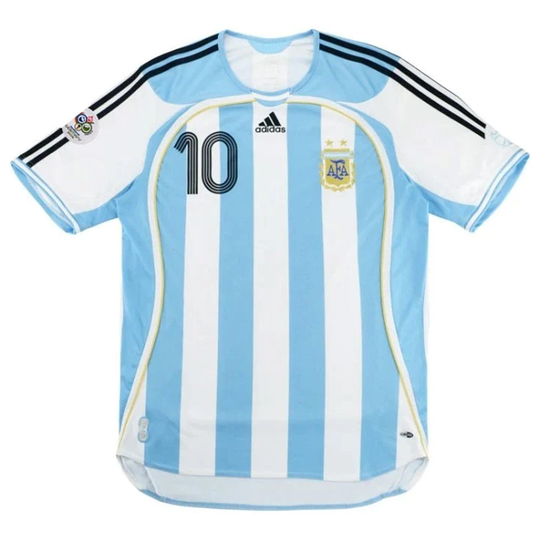 Argentina RIQUELME #10 Retro Jersey Home World Cup 2006 - Reps Jerseys