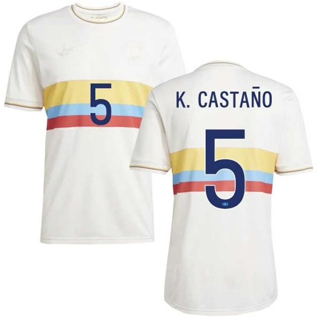 K. CASTAÑO #5 Colombia Centenary Collection Jersey 2024 - Reps Jerseys