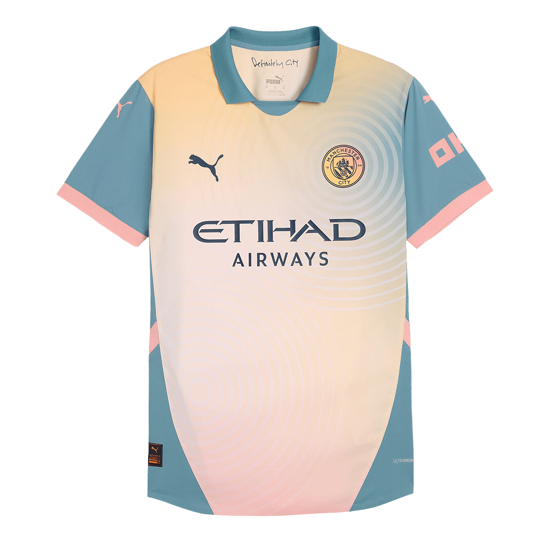 Manchester City Definitely City Fourth Jersey Player Version 2024/25 - Reps Jerseys