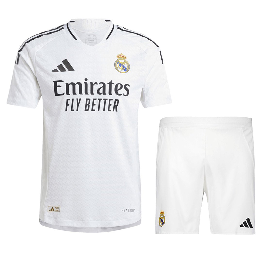 Real Madrid Home Match Jersey + Shorts Kit Player Version 2024/25 - Reps Jerseys