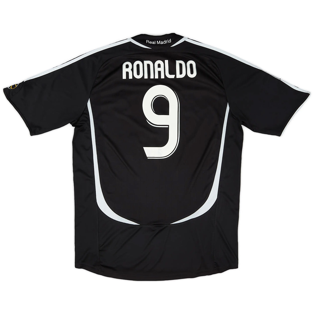 Ronaldo #9 Real Madrid Retro Away Jersey 2006/07 - Reps Jerseys