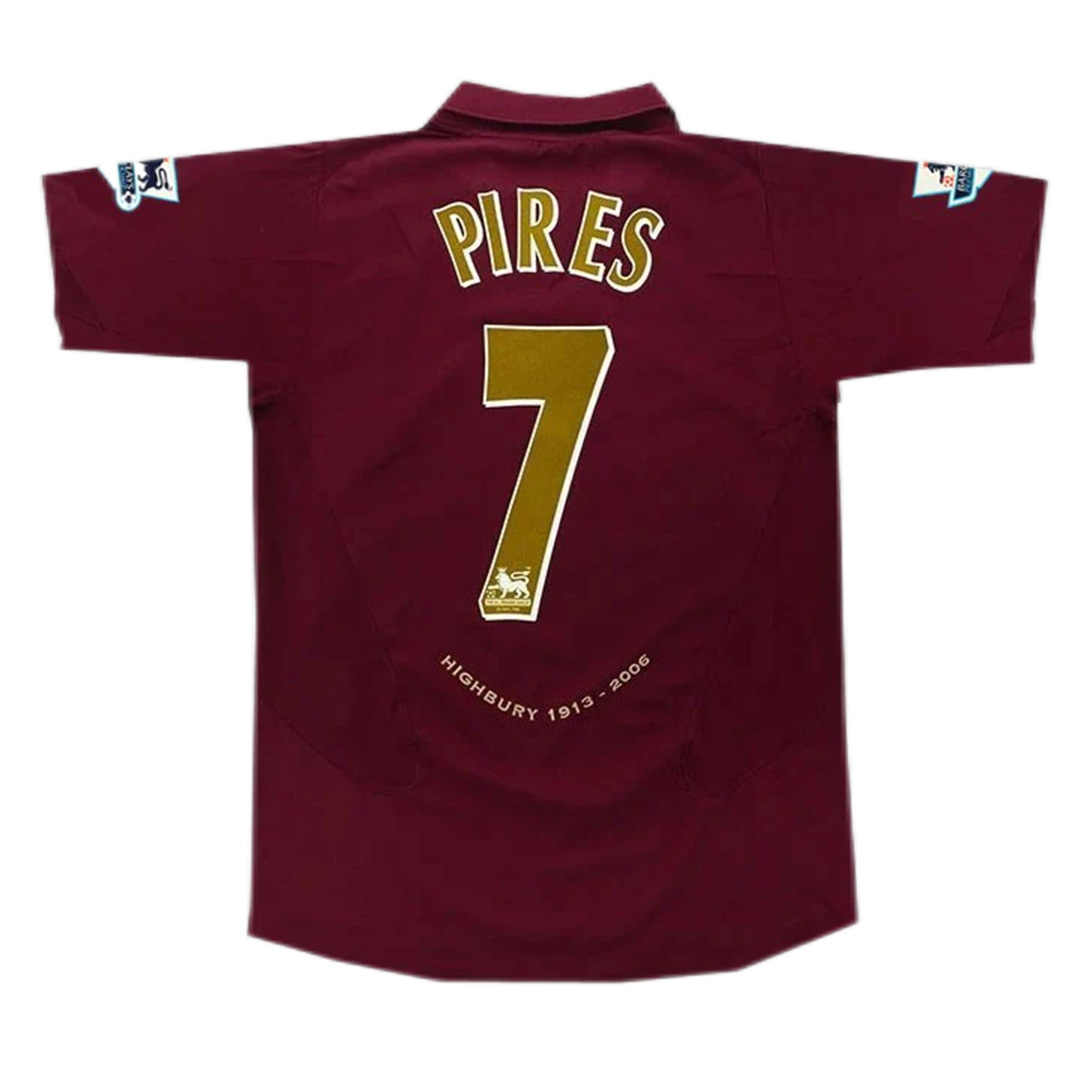 Pires #7 Retro Arsenal Home Jersey 2005/06 - Reps Jerseys