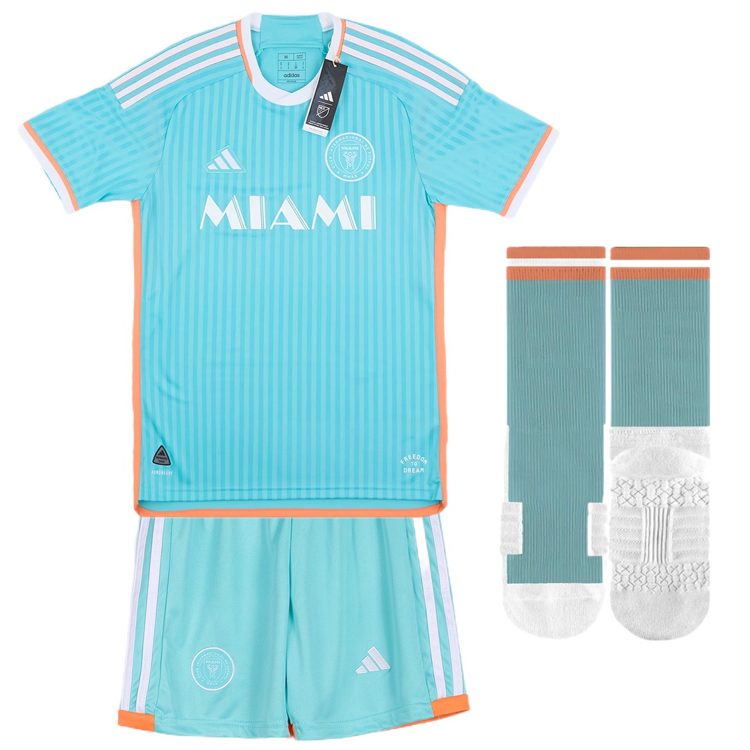 Kids Inter Miami CF Third Full Kit(Jersey+Shorts+Socks) 2024 - Reps Jerseys