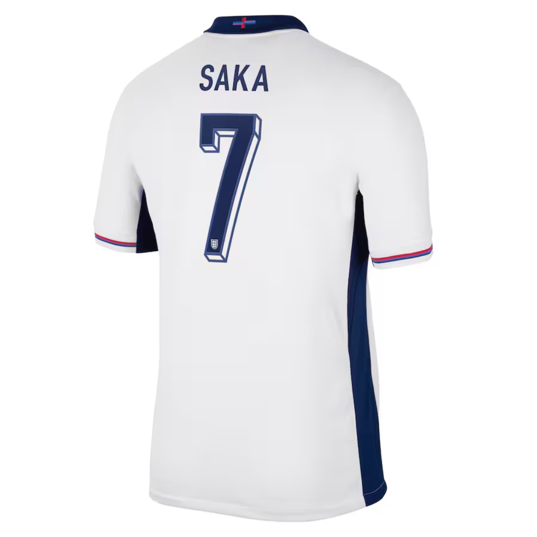 [Super Replica] SAKA #7 England Home Jersey Euro 2024 - Reps Jerseys