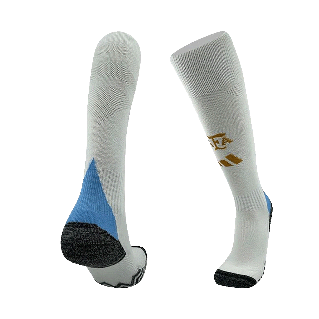 Kids Argentina Home Soccer Socks 2024 - Reps Jerseys