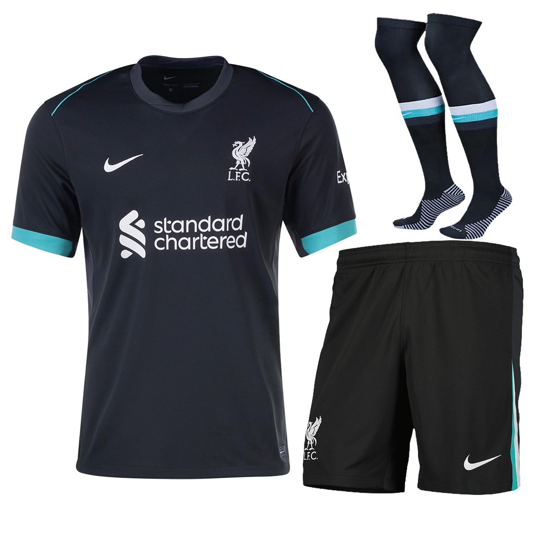 [Super Replica] Liverpool Away Full Kit(Jersey+Shorts+Socks) 2024/25 - Reps Jerseys