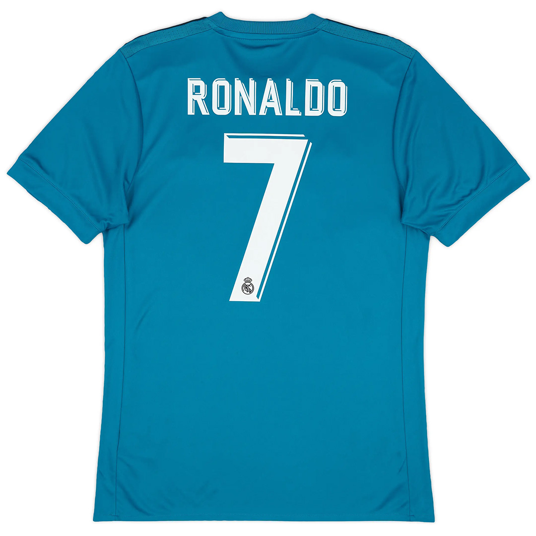 RONALDO #7 Real Madrid Retro Third Jersey 2017/18 - Reps Jerseys