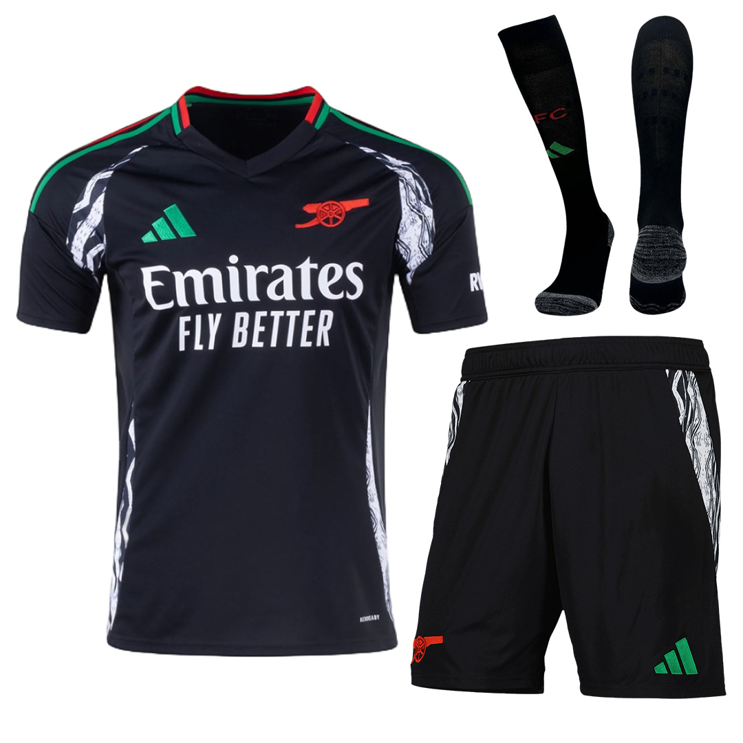 Arsenal Away Full Kit(Jersey+Shorts+Socks) 2024/25 - Reps Jerseys