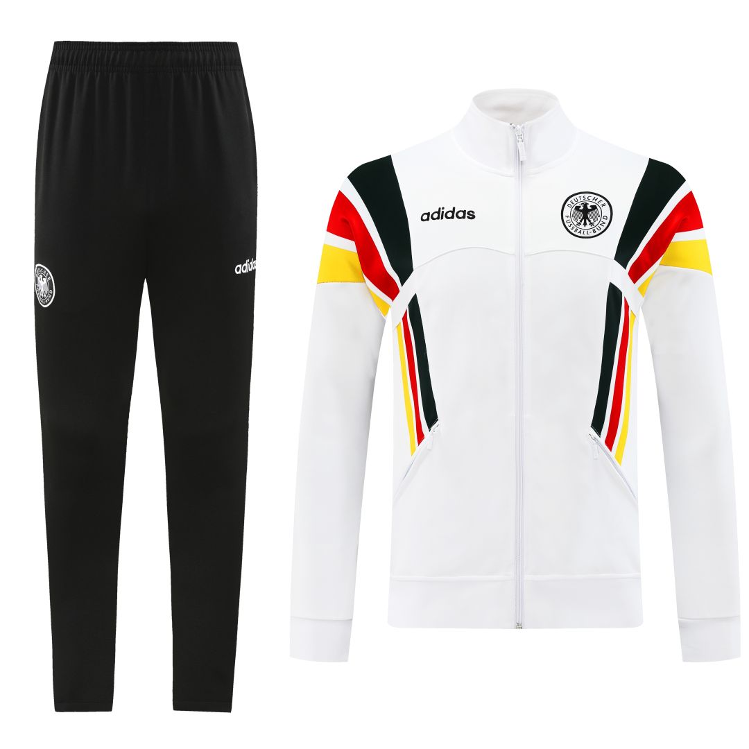 Germany Training Jacket Kit (Jacket+Pants) White 2024 - Reps Jerseys