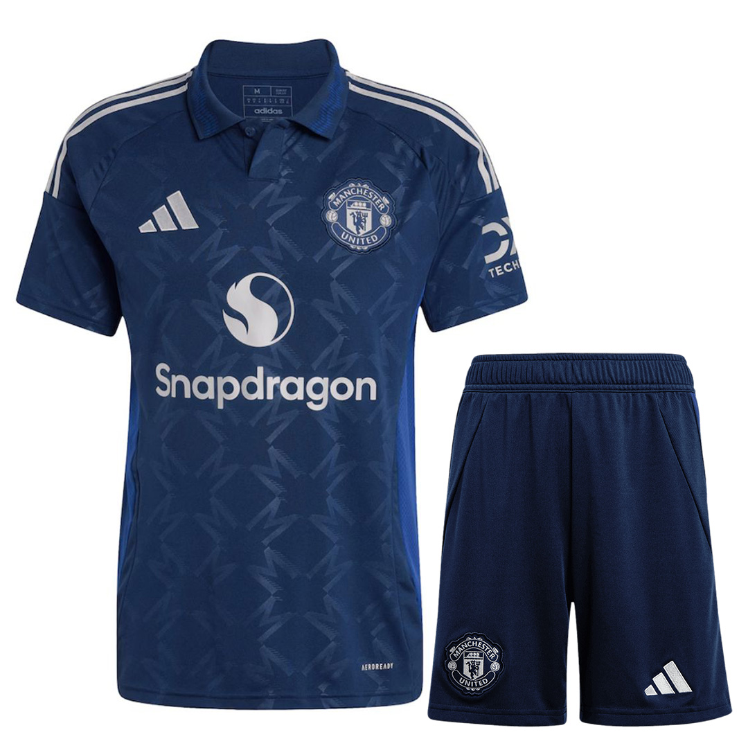 Manchester United Away Kit Jersey+Shorts 2024/25 - Reps Jerseys