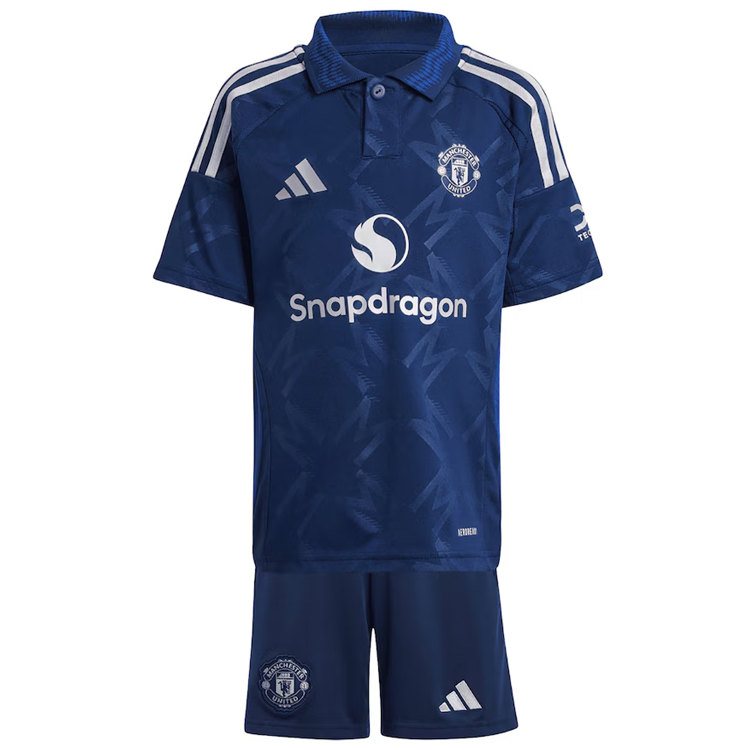 Kids Manchester United Away Kit Jersey+Shorts 2024/25 - Reps Jerseys