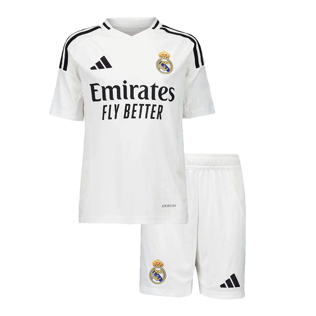Kids MBAPPÉ #9 Real Madrid Home Kit 2024/25 - Reps Jerseys