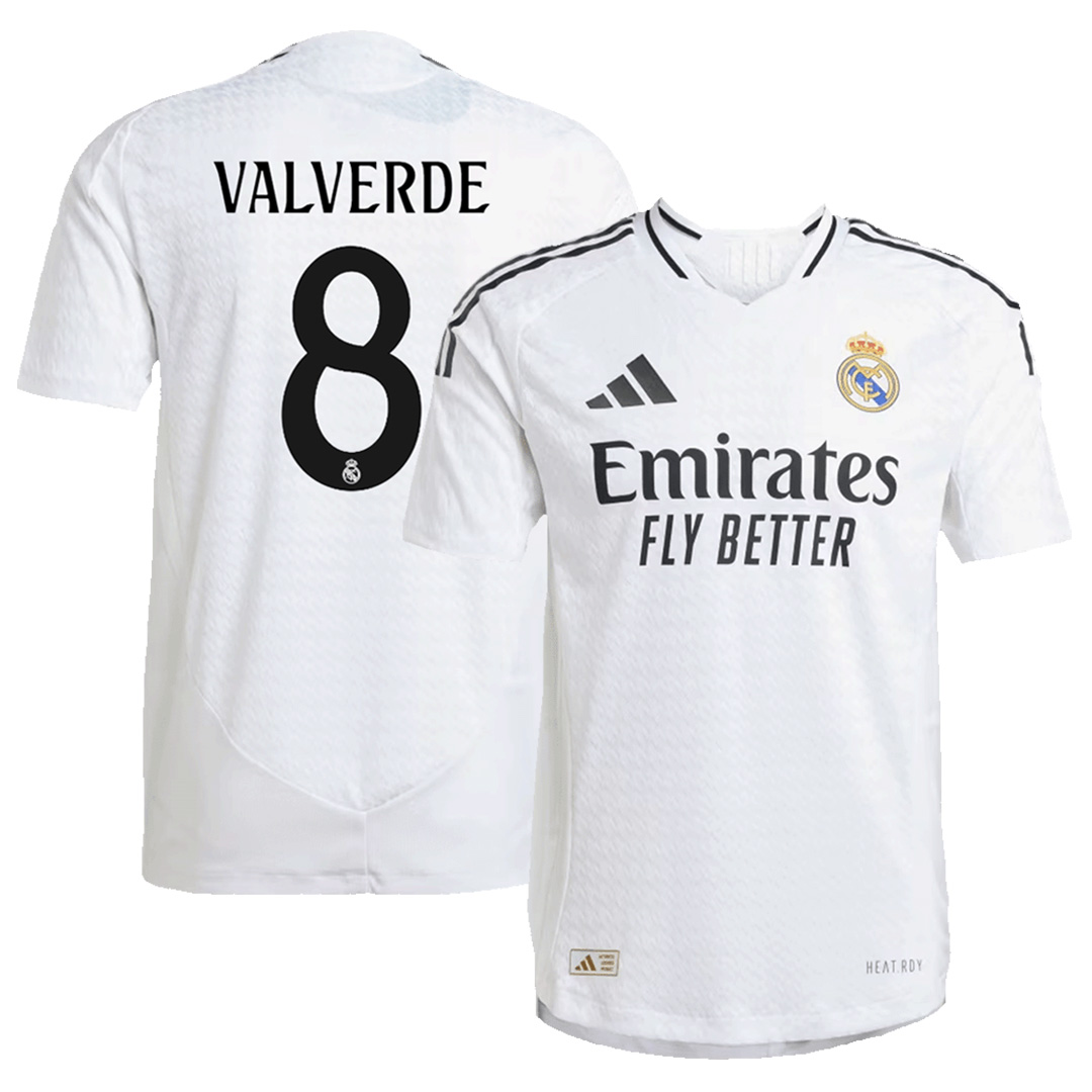 VALVERDE #8 Real Madrid Home Match Jersey 2024/25 - Reps Jerseys