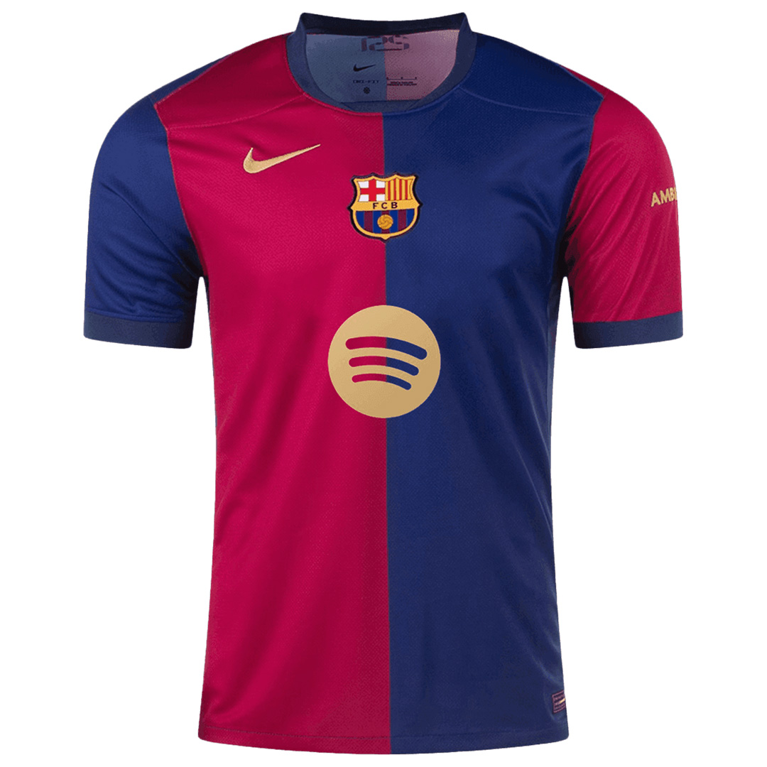 [Super Replica] F.DE JONG #21 Barcelona Home Spotify Logo Without Text Jersey 2024/25 - Reps Jerseys