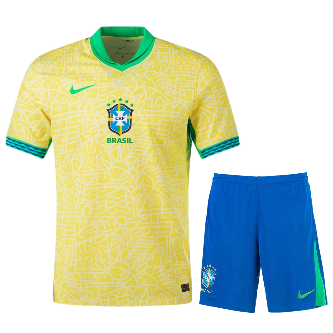 [Super Replica] Brazil Home Kit (Jersey+Shorts) Copa America 2024 - Reps Jerseys