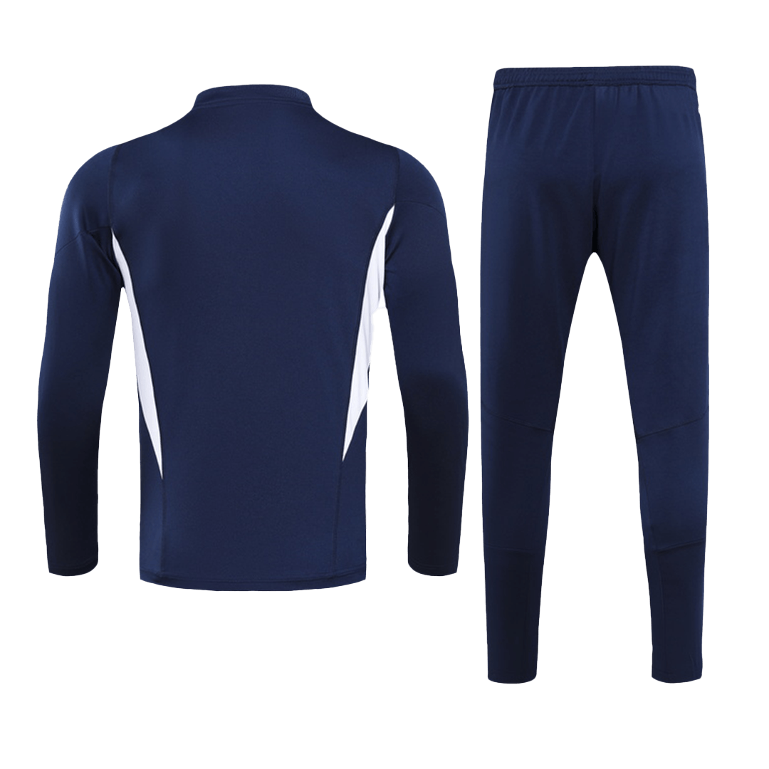 Kids Italy Zipper Sweatshirt Kit(Top+Pants) Navy 2023/24 - Reps Jerseys