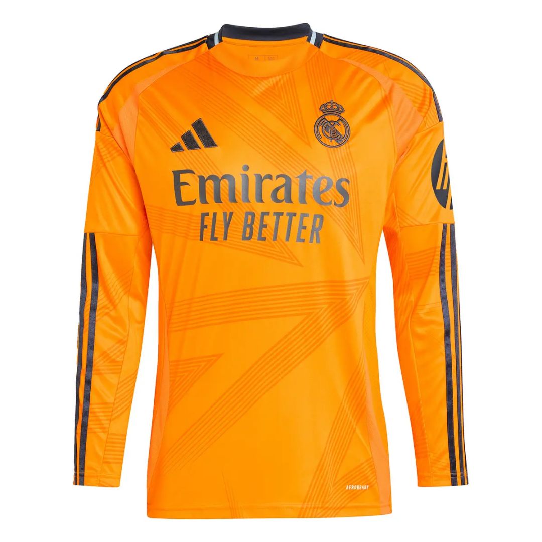 Real Madrid Away Long Sleeve Jersey 2024/25 - Reps Jerseys