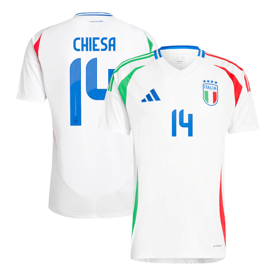 [Super Replica] CHIESA #14 Italy Away Jersey Euro 2024 - Reps Jerseys