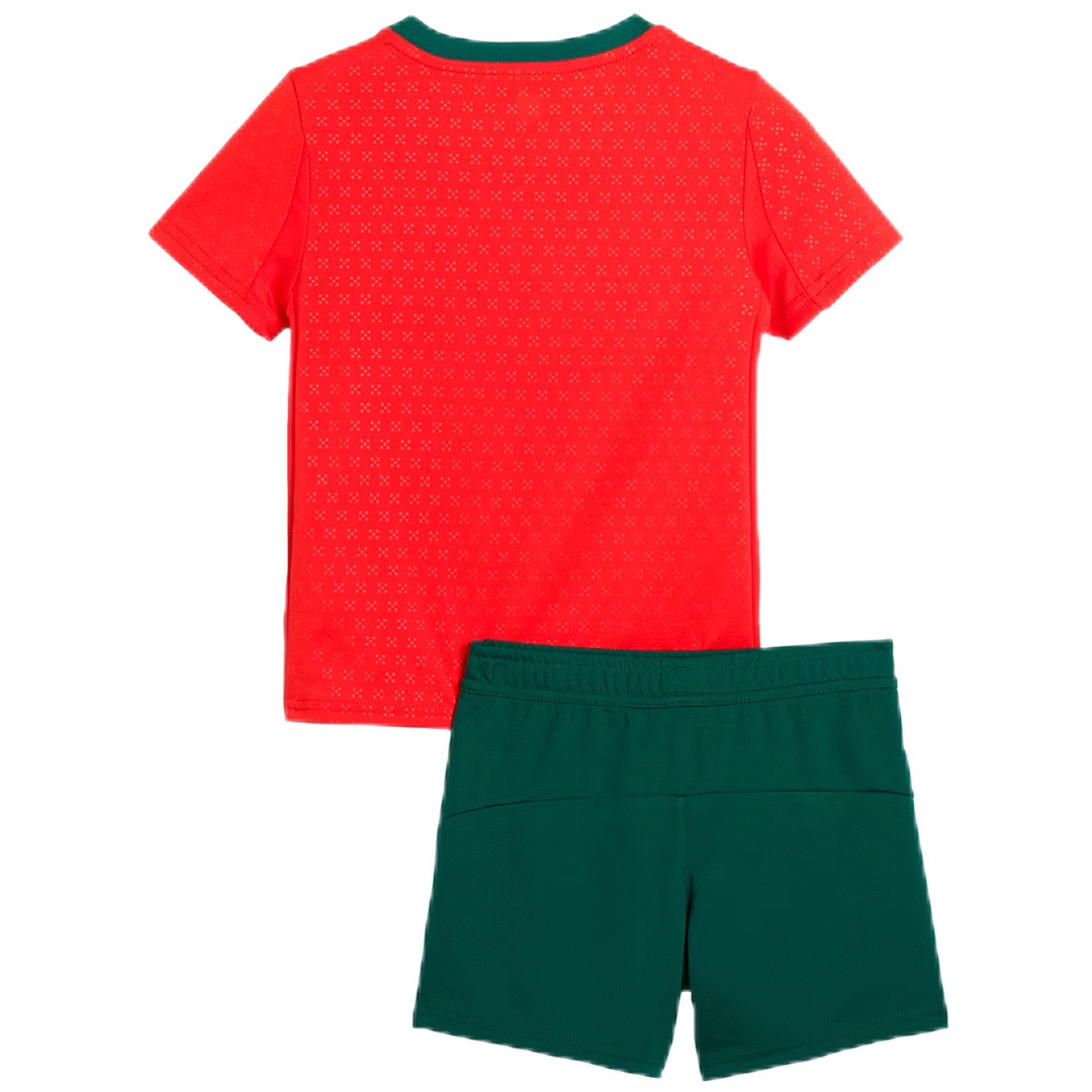 Kids Portugal Home Kit Jersey+Shorts 2025 - Reps Jerseys