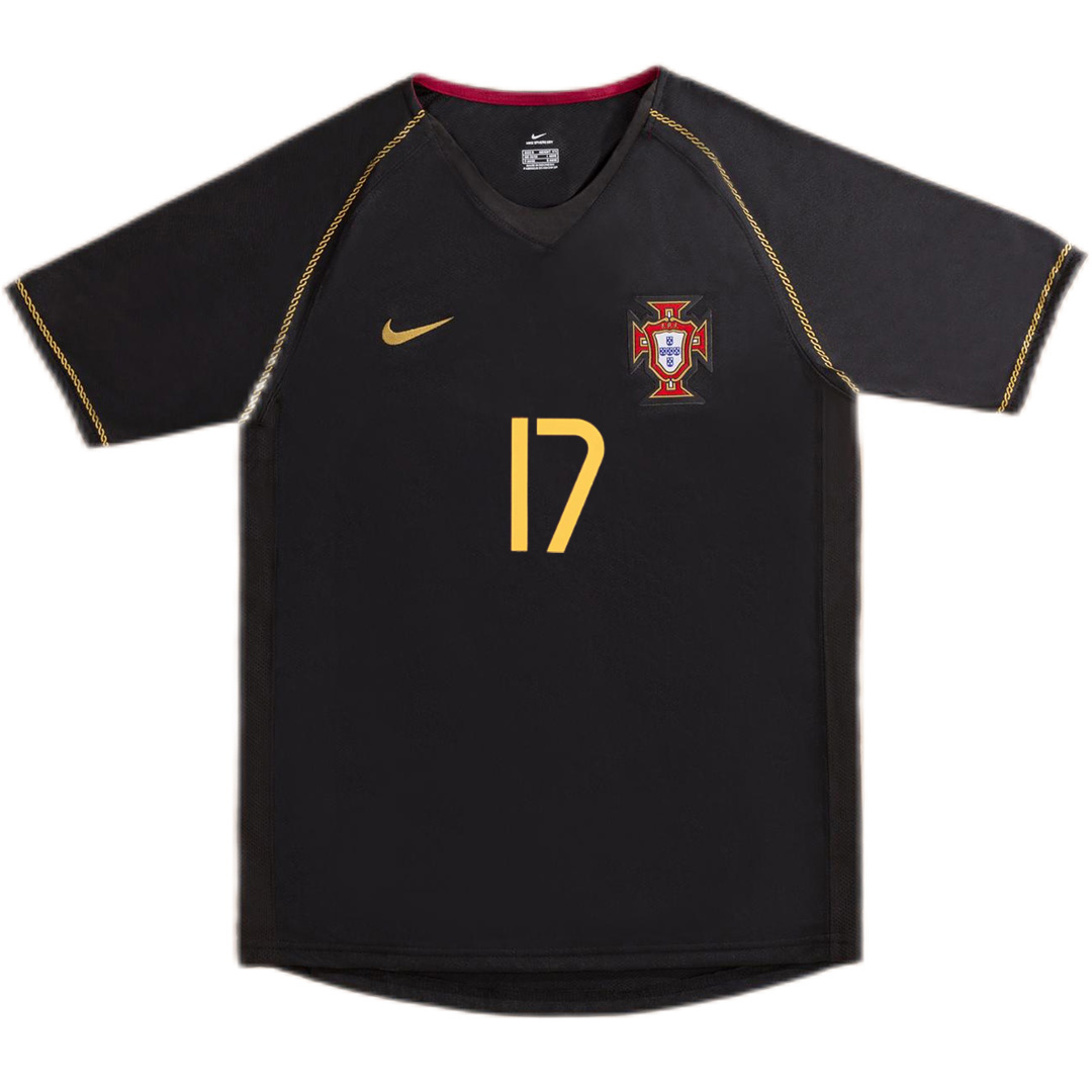 C.RONALDO #17 Retro Portugal Away Jersey World Cup 2006 - Reps Jerseys