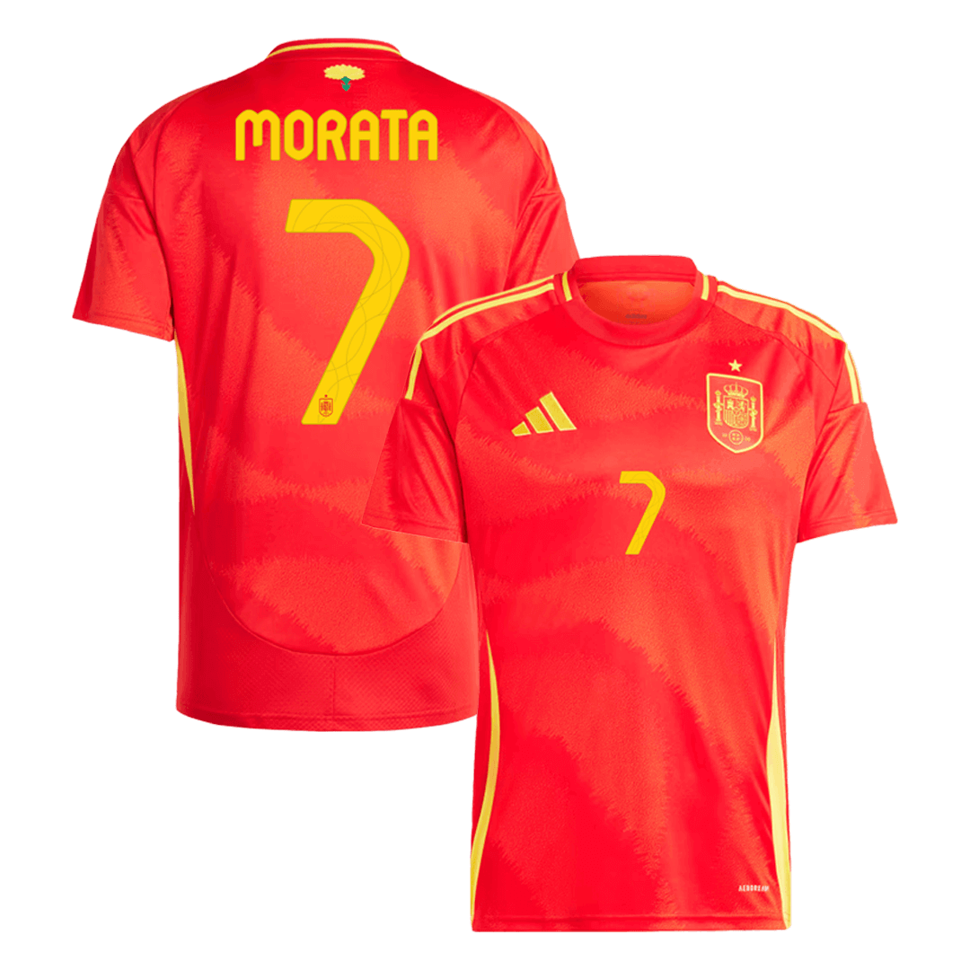 [Super Replica] MORATA #7 Spain Home Jersey Euro 2024 - Reps Jerseys