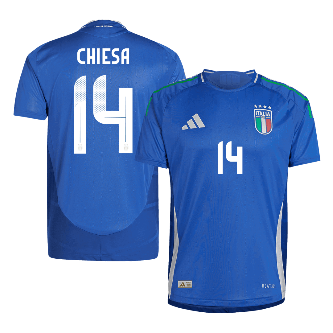 CHIESA #14 Italy Home Jersey Player Version Euro 2024 - Reps Jerseys