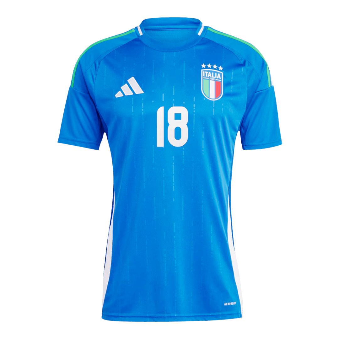 [Super Replica] BARELLA #18 Italy Home Jersey Euro 2024 - Reps Jerseys