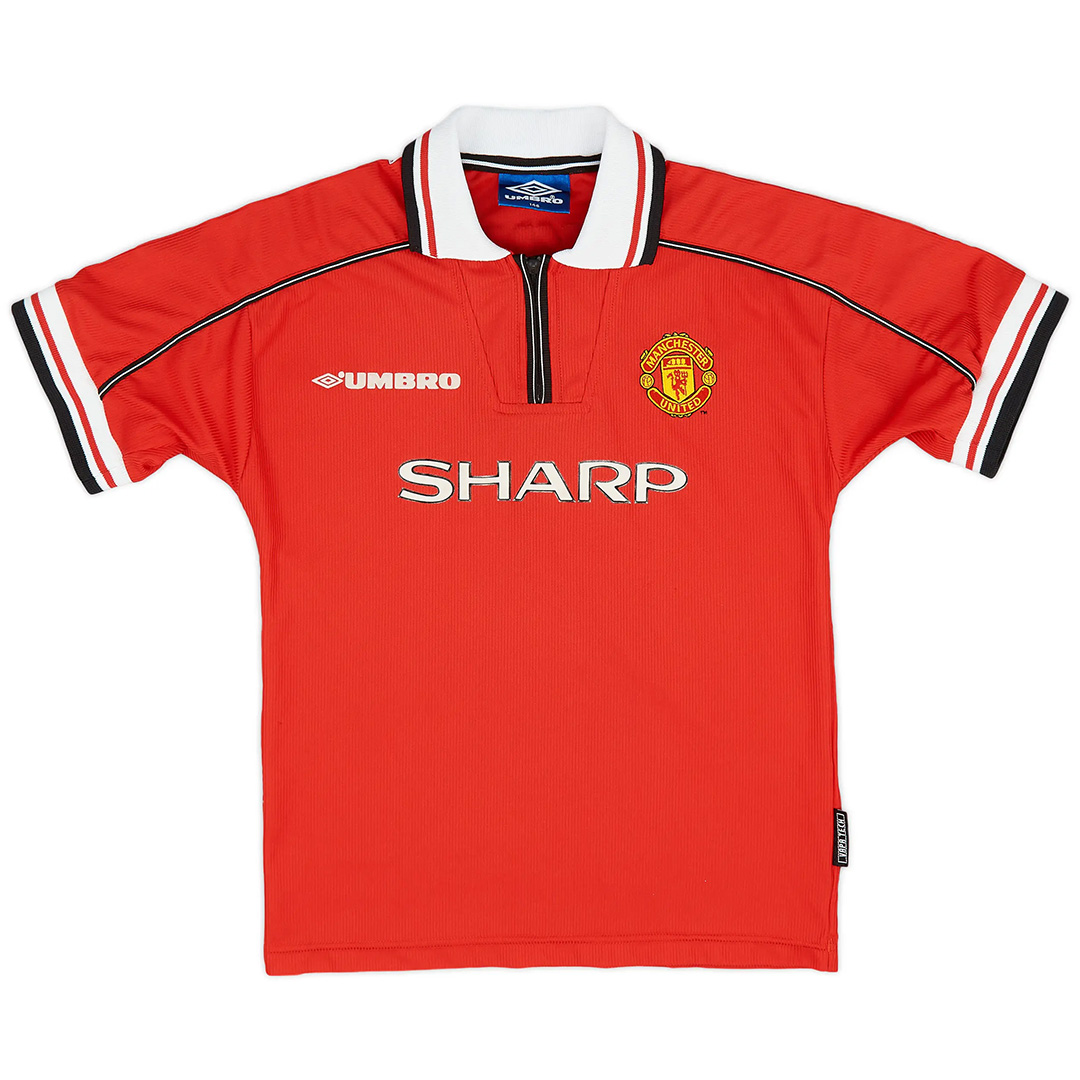 Beckham #7 Manchester United Retro Home Jersey 1999/00 - Reps Jerseys