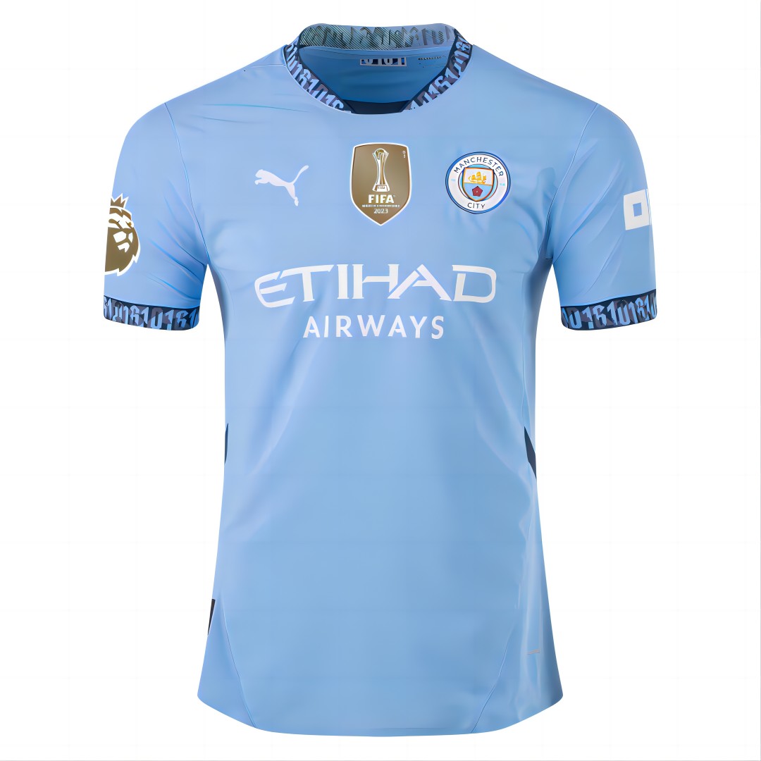 Manchester City Home Jersey Player Version 2024/25 - Reps Jerseys