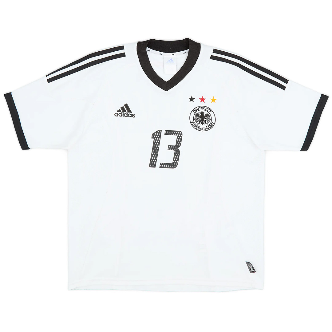 BALLACK #13 Retro Germany Home Jersey World Cup 2002 - Reps Jerseys