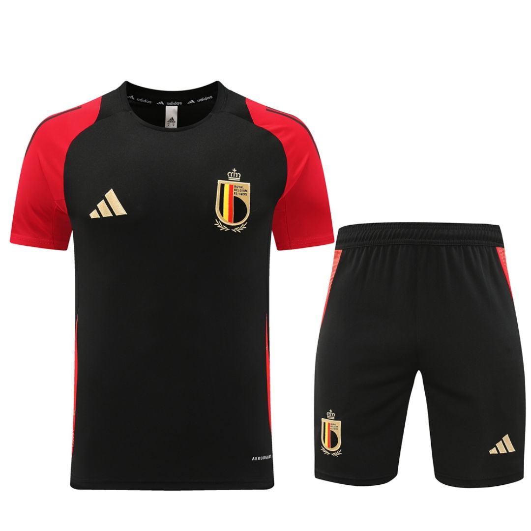 Belgium Pre-Match Kit Black Euro 2024 - Reps Jerseys